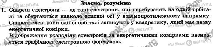 ГДЗ Хімія 8 клас сторінка §.14 Зад.1